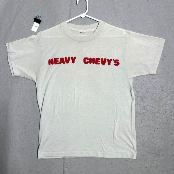 Rare VTG Screen Stars Corvette Heavy Chevy Chevrolet Single Stitch T Shirt 80s L - Picture 2 of 16